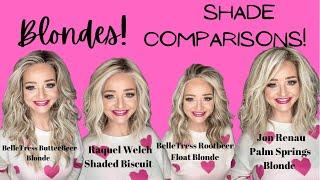 COMPARISON OF FOUR OF THE MOST SOUGHT AFTER BLONDE SHADES!! WHICH IS COOL? ASHY? BRIGHT? NEUTRAL?