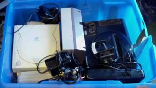 Bargain Game Console Job Lot - 2 Crates Of Retro Goodness from Ebay!