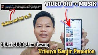 VIDEO TIDAK MELEDAK GUNAKAN TRIK INI‼️Video Meledak 4000 Jam Tayang 2025