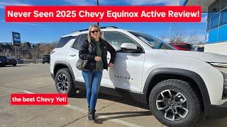 Yes...All New 2025 Chevy Equinox Active woman's point of view review!  The best best equinox yet!