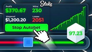 THIS VERY LOW RISK DICE STRATEGY RAN FOR 2,000 BETS AND DIDN'T BUST! (STAKE)