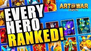 Best & Worst Heroes in Art of War: Legions Tier List (E4)