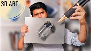 3D ART | Hyper Realistic Drawing | Salt Shaker | So realistic that...