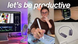 5 Days of Productivity  | work, workouts & Apple unboxing 