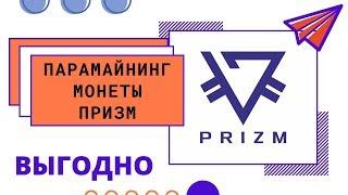 Монета Prizm | выгодный парамайнинг монеты призм | куда инвестировать Prizm для пармайнинга