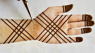 Easy Bharva Indian Full Hand Mehndi Design Trick 2024-Simple Dulhan Mehandi Design-Mehndi ka design1