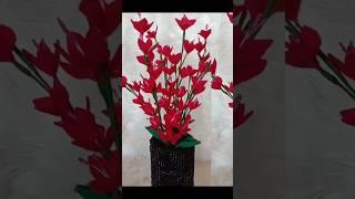 Felt Flowers craft ideas ️ #diy #diyflowers #art
