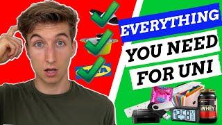 COMPLETE UNI PACKING GUIDE & CHECKLIST - Everything You Need & Essentials Students Always Forget!!