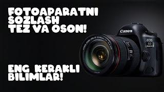 Fotoaparatni qanday sozlash kerak? Rasmga olish sirlari | Eng kerakli bilimlar  Fotosessiya
