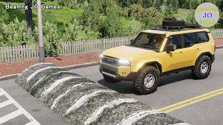 Cars vs Massive Speed Bumps # 302– BeamNG JO Games