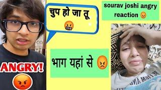 Sourav Joshi angry reaction 