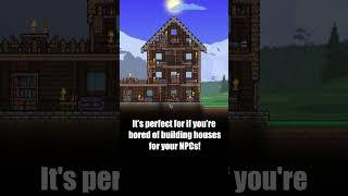 The BEST Terraria mod for lazy builders!  #terraria #tmodloader