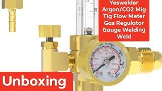 Yeswelder Argon/CO2 Mig Tig Flow Meter Gas Regulator Gauge Welding Weld. Yeswelder regulator review