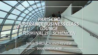 Air France Business Lounge at Paris CDG Terminal 2F // The best lounge in Paris?!