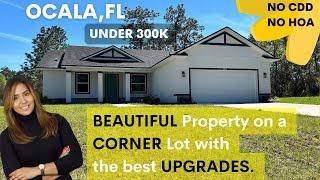 TOUR OF NEW CONSTRUCTION PROPERTY IN OCALA, FLORIDA WITH INCREDIBLE UPGRADES | MARIA SANTANA