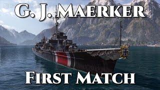 World of Warships: My First Gustav-Julius Maerker Match