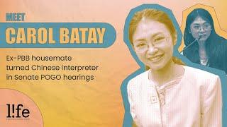 Meet Carol Batay, ex-PBB housemate turned Chinese interpreter in Senate POGO hearings |PhilSTAR L!fe