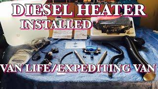 DIESEL HEATER INSTALL- VAN LIFE & EXPEDITING IN A VAN
