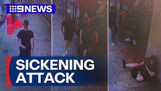 Man in hospital with broken jaw after coward punch in North Sydney | 9 News Australia