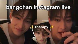 bangchan instagram live