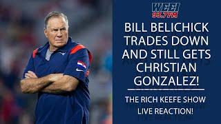 Patriots draft Christian Gonzalez reaction/analysis!