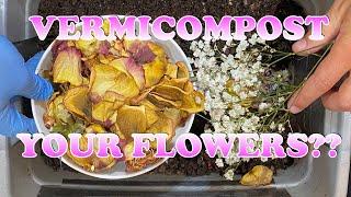 Will Compost Worms Eat Your Flower Bouquet? + How To Identify A Red Wiggler | Vermicompost Worm Farm