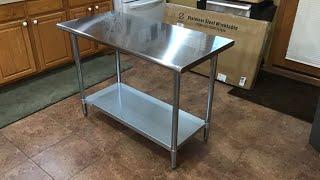 An Awesome Indoor / Oudoor Stainless Steel Prep Table From Z-Grills / Assembly And Review!