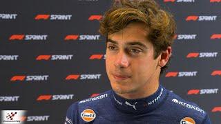 Franco Colapinto: Wasn’t a clean lap | Sprint Quali Interview 2024 Sao Paulo GP