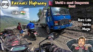 Finally on world's most Dangerous Road : Karnali Highway, EP 10 Guranse (Surkhet) to Kalikot