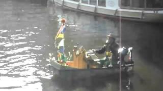 Amsterdam Canal Performance by the Mayor