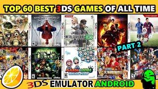 Top 60 Best Nintendo 3DS Games for Citra Emulator Android [Part 2]