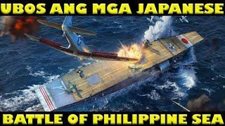 HALOS MAUBOS ANG MGA PILOTONG JAPANESE | BATTLE OF PHILIPPINE SEA NOONG WORLD WAR 2