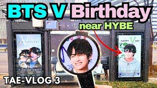 BTS V Taehyung Birthday Celebrations in Seoul has begun! 