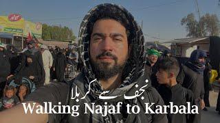 Najaf to Karbala | Part 1 of 3 | Arbaeen Walk | Ghazi Taimoor