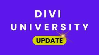 Divi University Update 2025