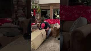 Siblings surprise dad with the puppy that he's been wanting for two years for Christmas!