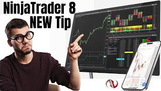 NinjaTrader Tutorial:  How To Setup A Chart NEW Tip