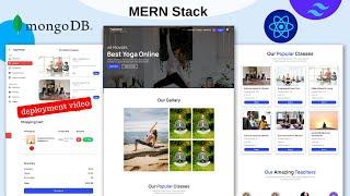 How to Deploy the full-stack MERN Project using React JS, MongoDB, Node Js, Express JS