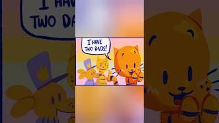 Lil Petey has Two Dad's - Dog Man Comic Dub #shorts