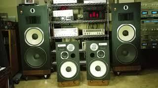 JBL L222 DISCO Vintage Speakers Driven By Yamaha M-80 260 wpc Amplifier & C-80 Controller