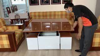 Mẫu Bàn Sofa | Bàn Trà Kết Hợp Bàn Ăn Thông Minh Đa Năng | Nội Thất Thông Minh AGO Vũng Tàu