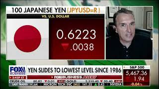 Jim Bianco on Fox Business discussing the Yen & U.S. Bond Yields, Psychological Toll of Inflation