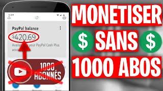 Comment MONÉTISER Ses Vidéos YouTube SANS AVOIR 1000 ABONNÉS !? (et 4000 heures de visionnage)