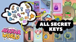 Where To Find ALL KEYS  Avatar World | PAZU