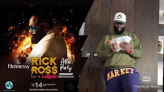 Rick Ross performing live in Lagos Nigeria 2022