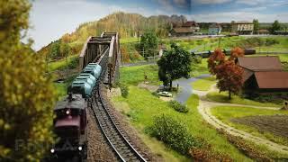 Un des meilleurs réseaux ferroviaires avec des trains miniatures et des locomotives à vapeur