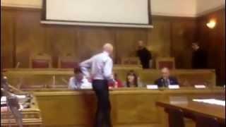 BBC3CR captures the moment when protest disrupts Luton council meeting