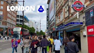 London Summer Walk  OXFORD STREET, Marble Arch to Tottenham Court Rd | Central London Walking Tour