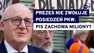 Szef PKW nie zwołuje posiedzeń. "Przez to PiS może otrzymać subwencję w pełnej wysokości" @TVN24