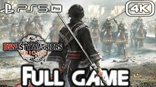 DYNASTY WARRIORS ORIGINS Gameplay Walkthrough FULL GAME (4K 60FPS) No Commentary